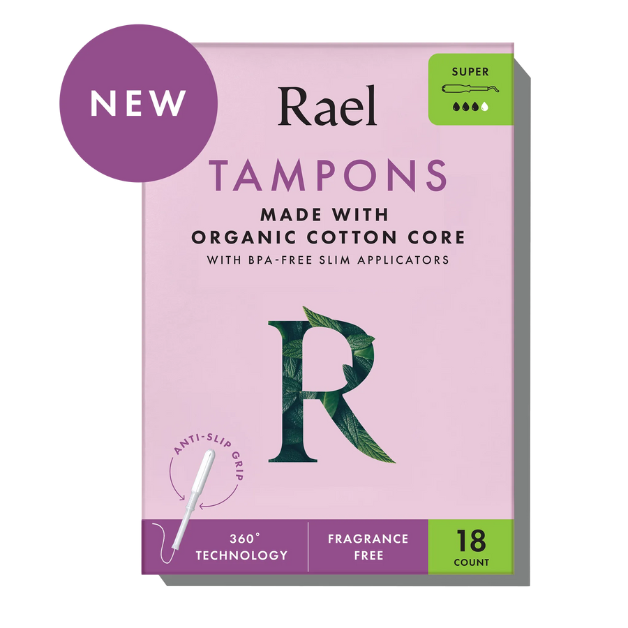 Super Slim Applicator Tampons Made With Organic Cotton E8
