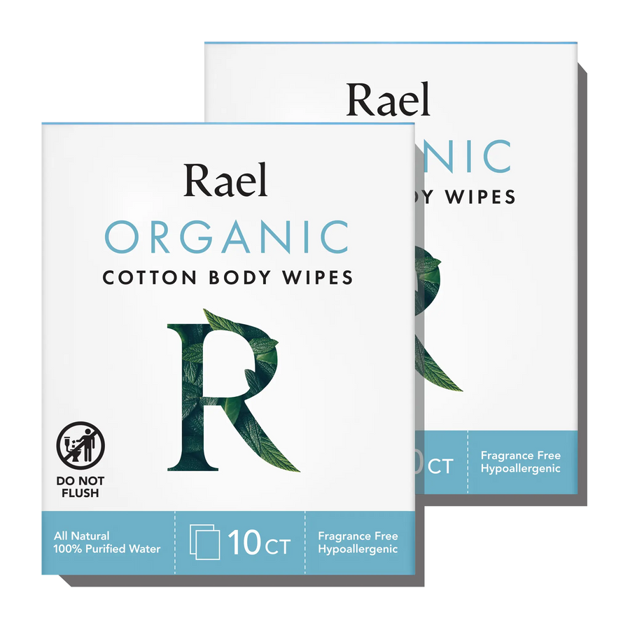Organic Cotton Body Wipes - 2 Pack L4